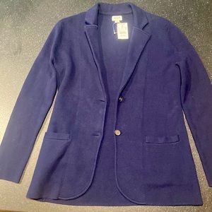 NWT Better Sweater Blazer in navy